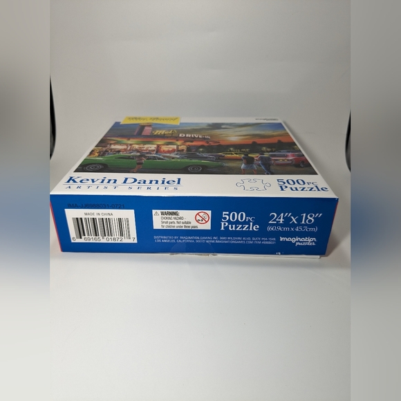 Imagination Puzzles 500 Pieces Kevin Daniel Artist Series 6988031 Mel's Drive-In - Picture 3 of 6